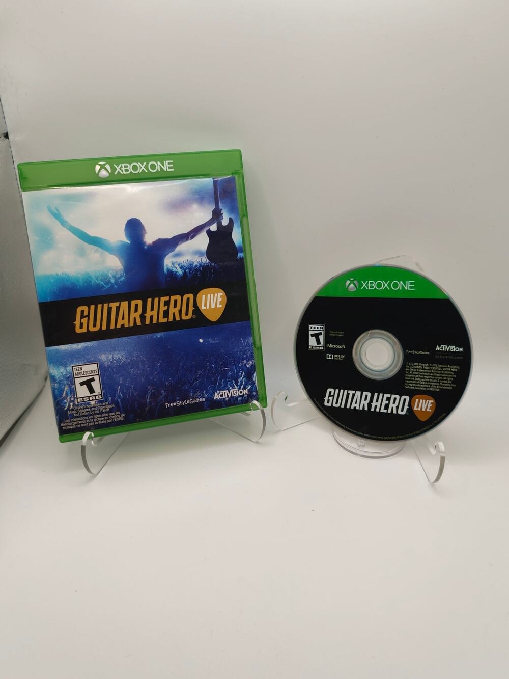 Guitar Hero Live (Xbox One) Disc and case - Download Tested